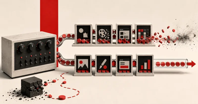 Paid media test modules separating focused signal from wasted spend